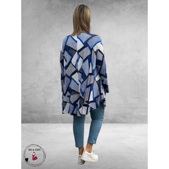 AKH Big Shirt OhReally Blauw Multi