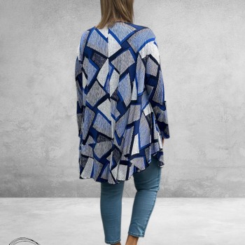 AKH Big Shirt OhReally Blauw Multi