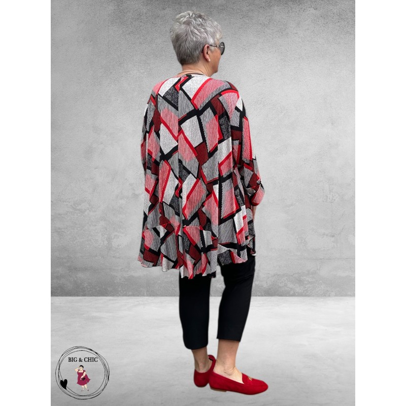 AKH Big Shirt OhReally Rood Multi