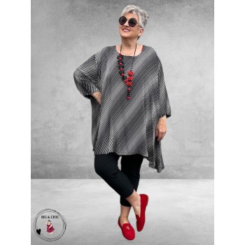 AKH Big Shirt Doppler Zwart/Offwhite