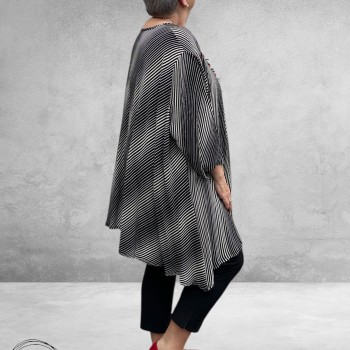 AKH Big Shirt Doppler Zwart/Offwhite