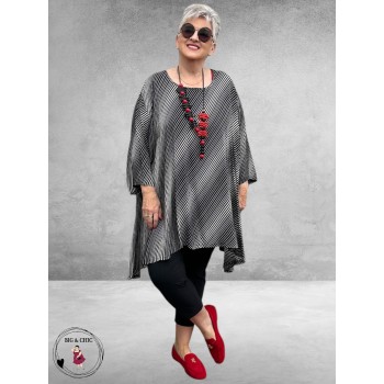 AKH Big Shirt Doppler Zwart/Offwhite