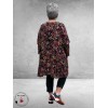AKH Big Shirt Sienna Zwart/Paars/Geel