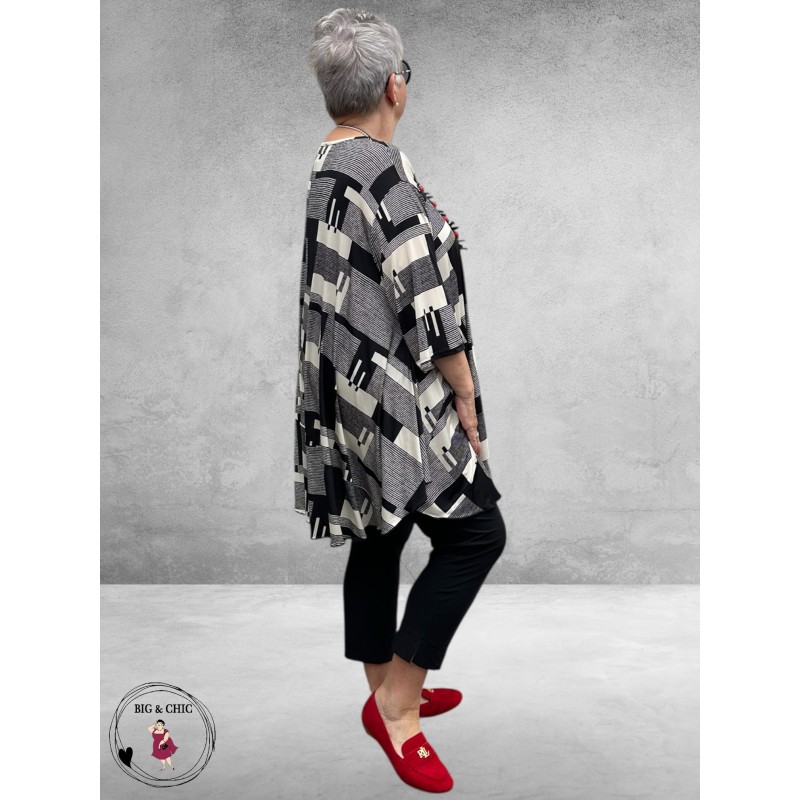 AKH A-lijn Shirt Susan Zwart/Creme