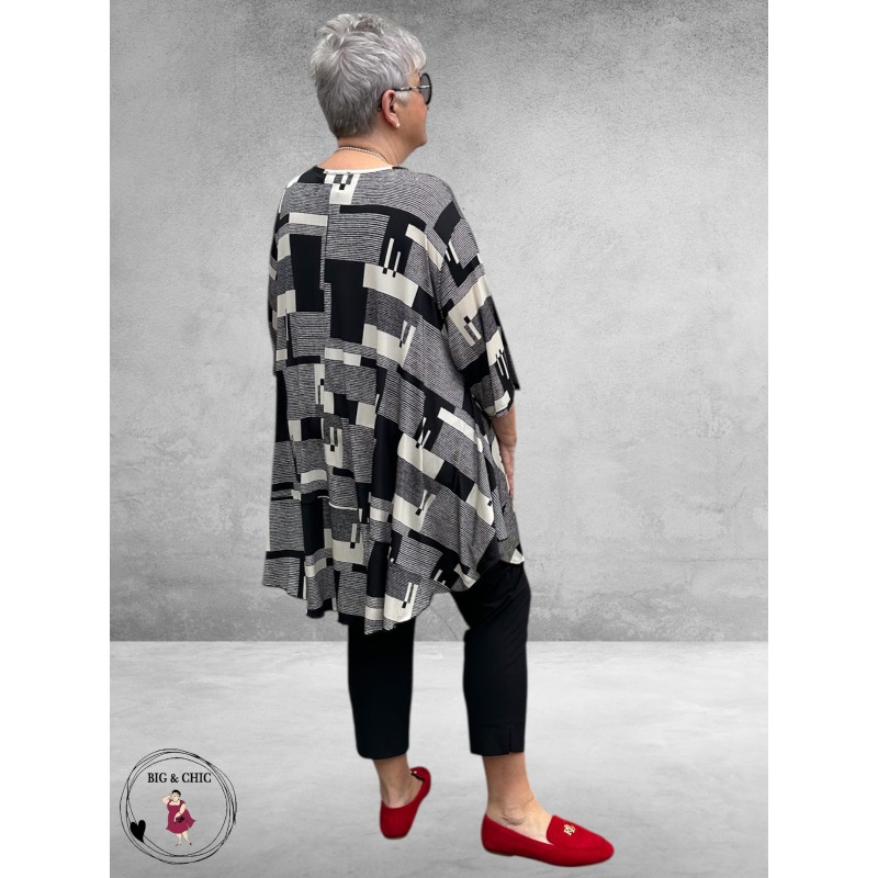 AKH A-lijn Shirt Susan Zwart/Creme