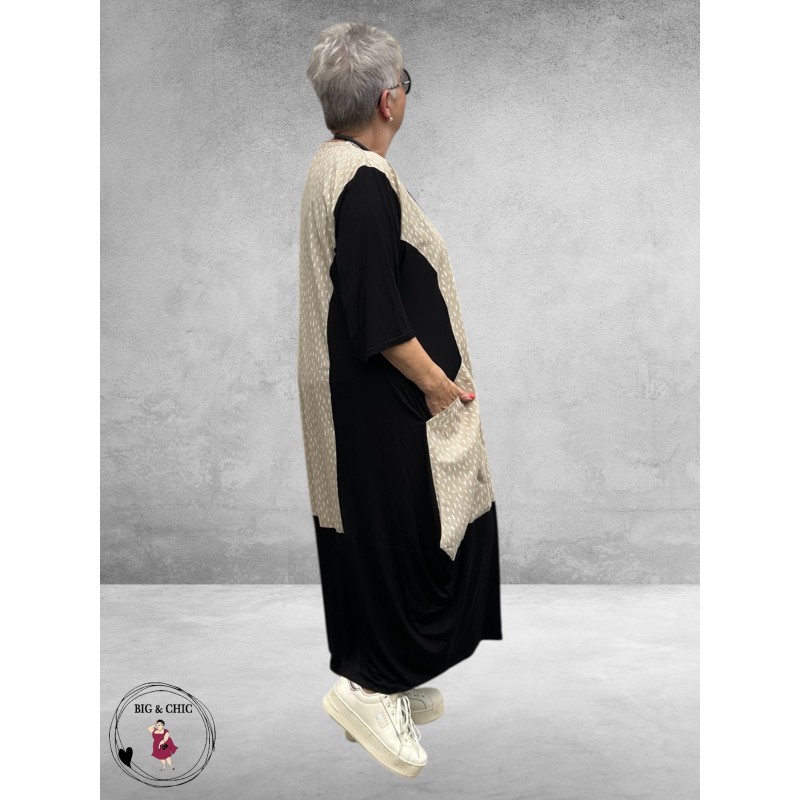 AKH Jurk Baali Zwart/Creme