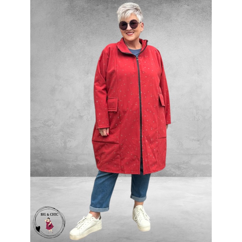 AKH Jas Sofshell Rood-Dots