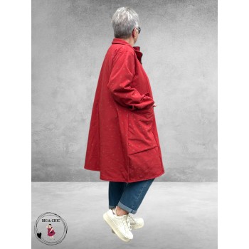 AKH Jas Sofshell Rood-Dots