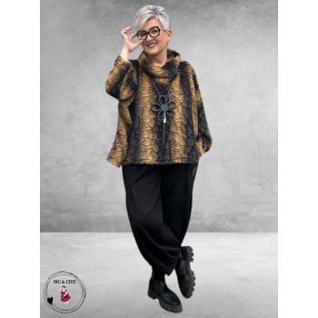 AKH Trui Cordula Fake Fur Kort