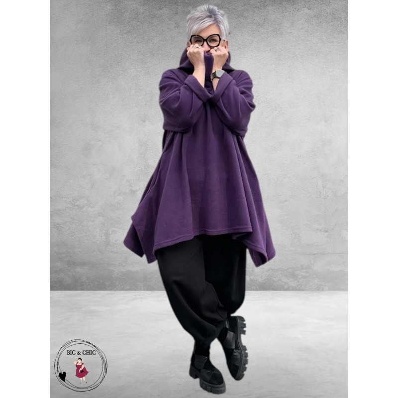 AKH Trui A-lijn Fleece Purple