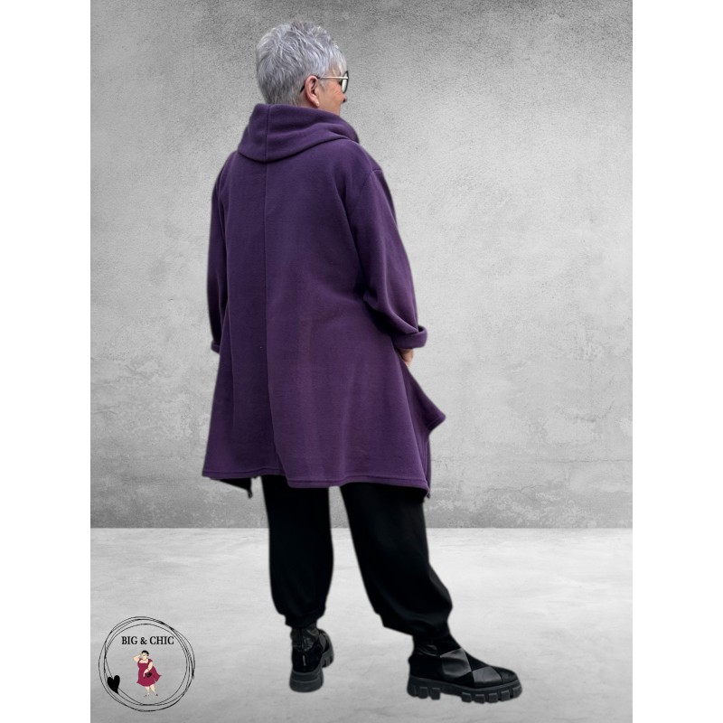 AKH Trui A-lijn Fleece Purple
