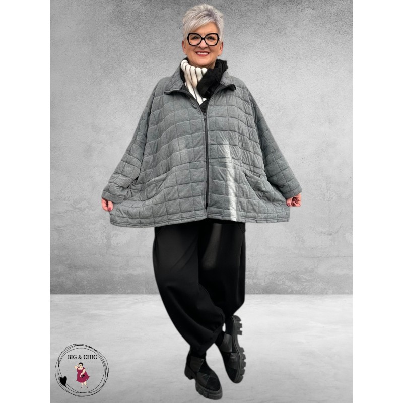 AKH Vest Grijs Rits Sylvana