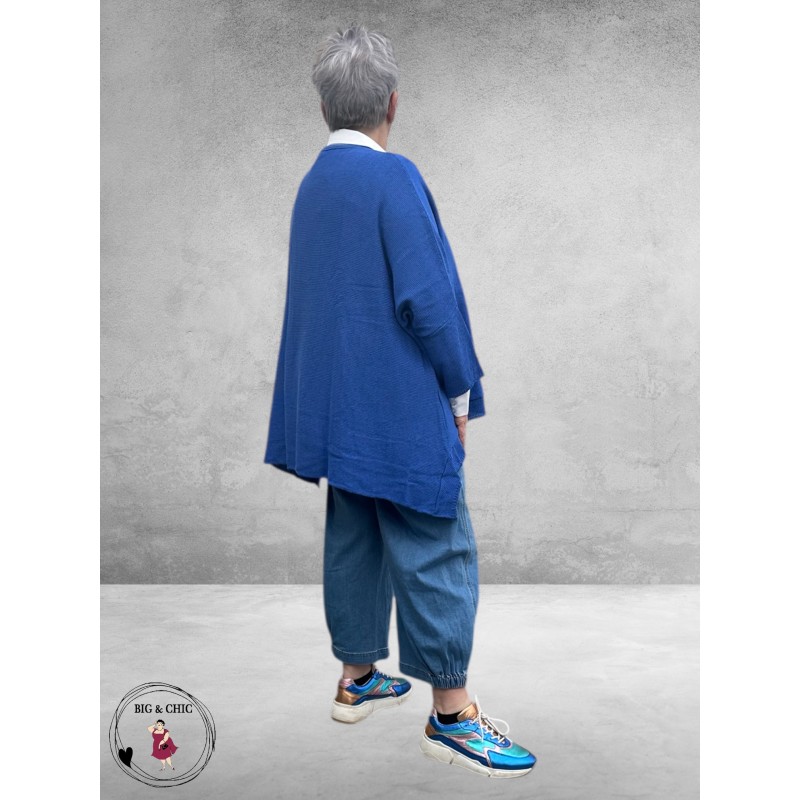 AKH Trui Katoen met Zak Koningsblauw