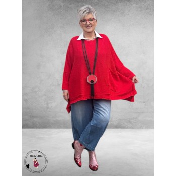 AKH Trui Katoen met Zak Rood