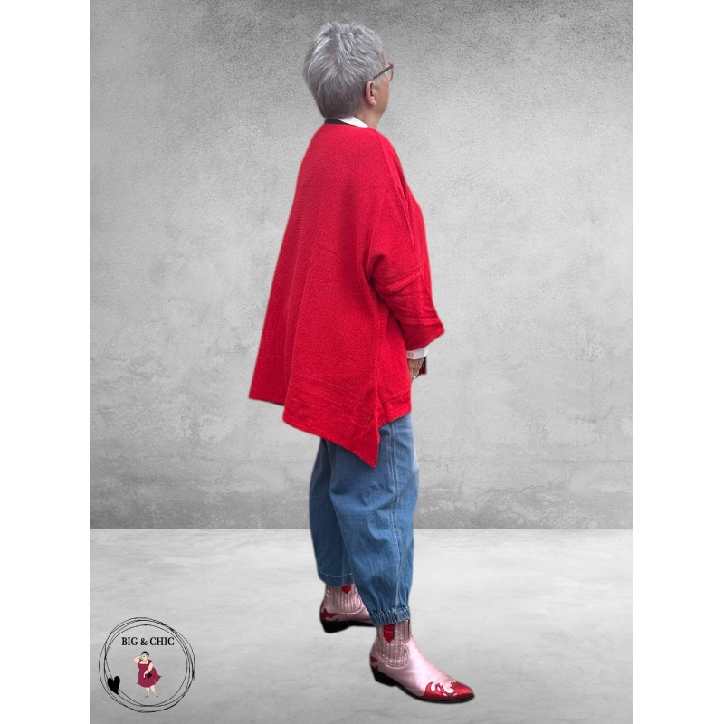 AKH Trui Katoen met Zak Rood