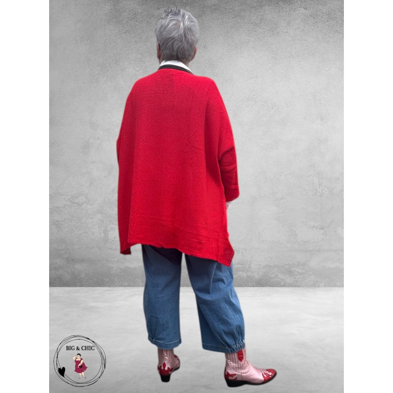 AKH Trui Katoen met Zak Rood