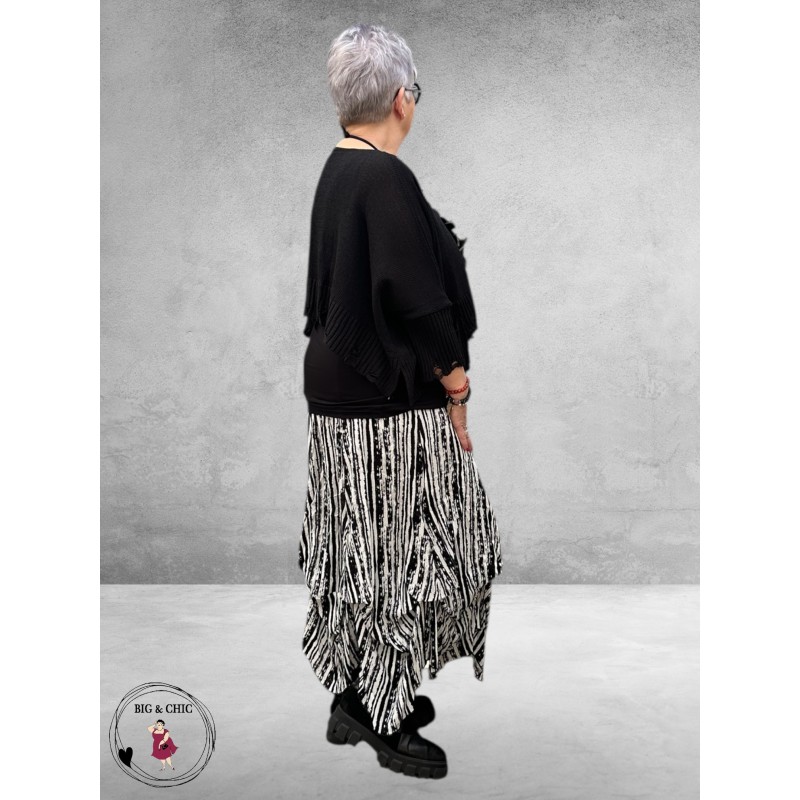 AKH Ballonrok Sakura Zwart/Wit