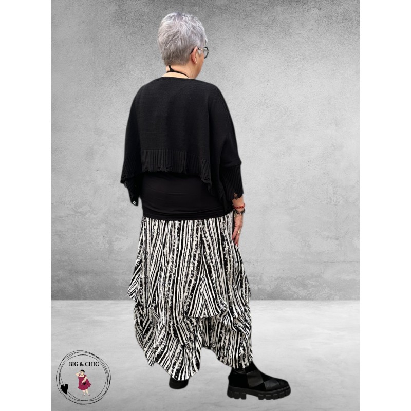 AKH Ballonrok Sakura Zwart/Wit