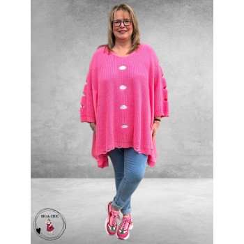 AKH Trui  Oversize A-Lijn Pink 