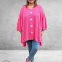 AKH Trui  Oversize A-Lijn Pink 