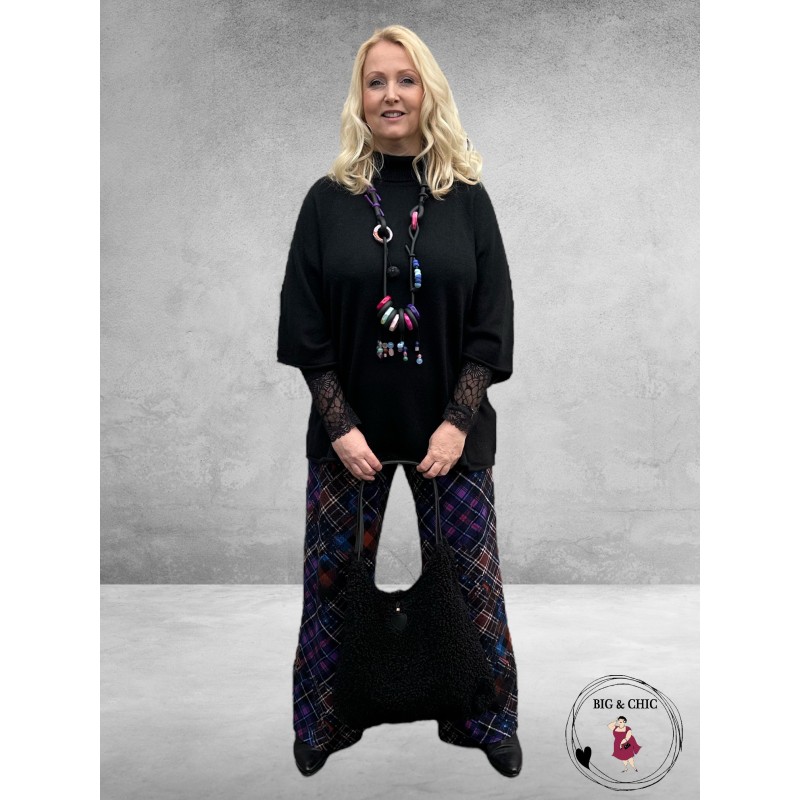 SHOPPER  Tas Fluffy Teddy ZWART