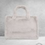 SHOPPER  Tas Fluffy Teddy GRIJS