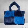 Tas Fluffy Teddy BLAUW