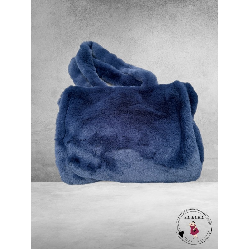 Tas Fluffy Teddy BLAUW