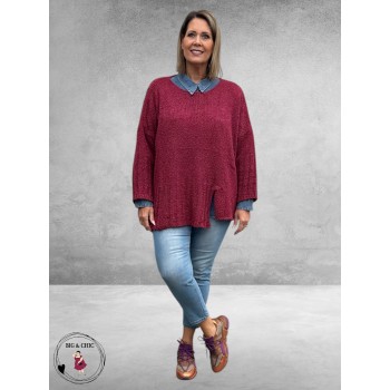 AMANDINE Trui Trendy Wildberry