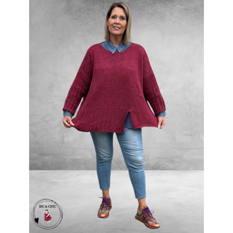 AMANDINE Trui Trendy Wildberry