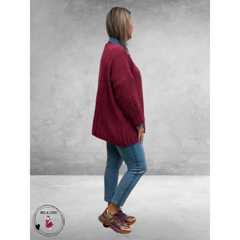 AMANDINE Trui Trendy Wildberry