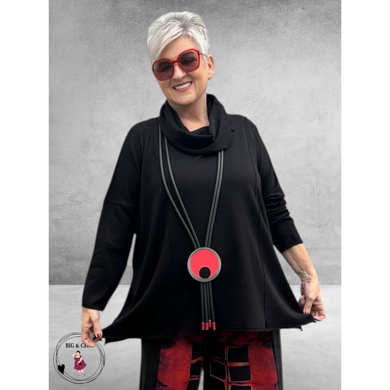 AMANDINE Trui Fijnbreisel Zwart