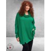 AMANDINE Trui Fijnbreisel Groen