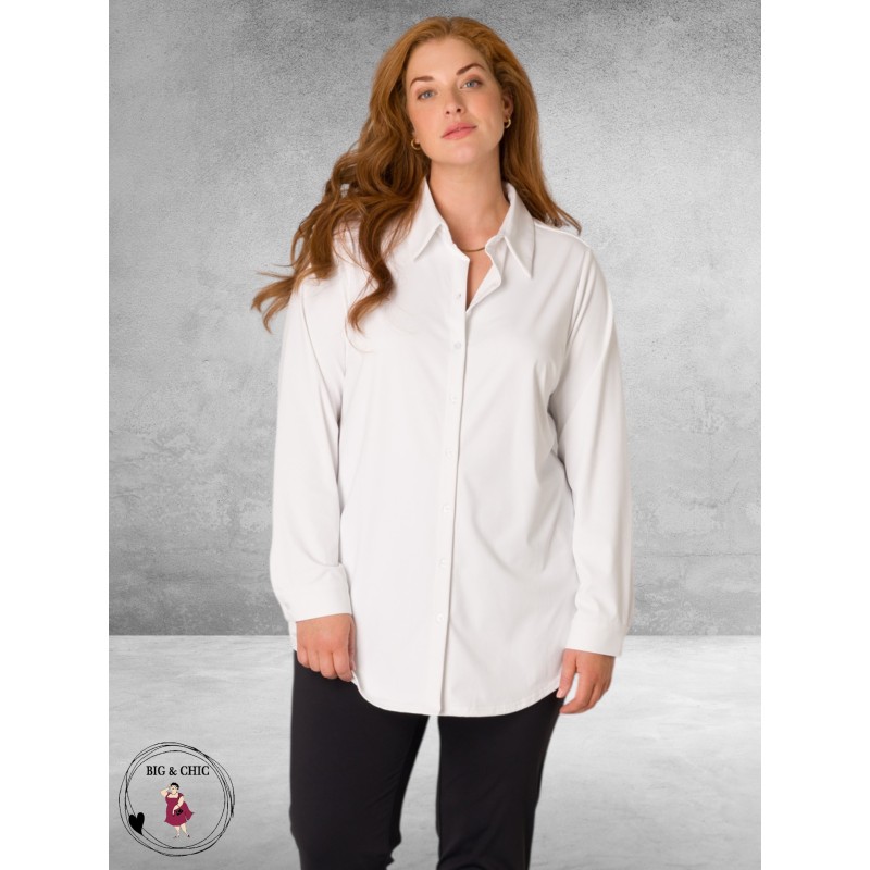 BASE LEVEL Blouse Lara Wit