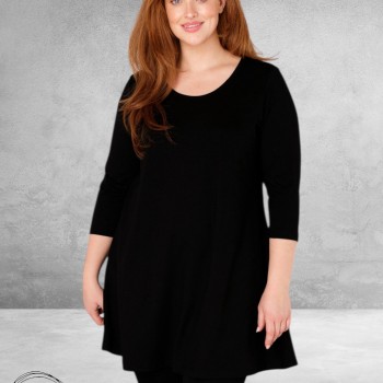 BASE LEVEL Shirt A-Lijn Aria Zwart