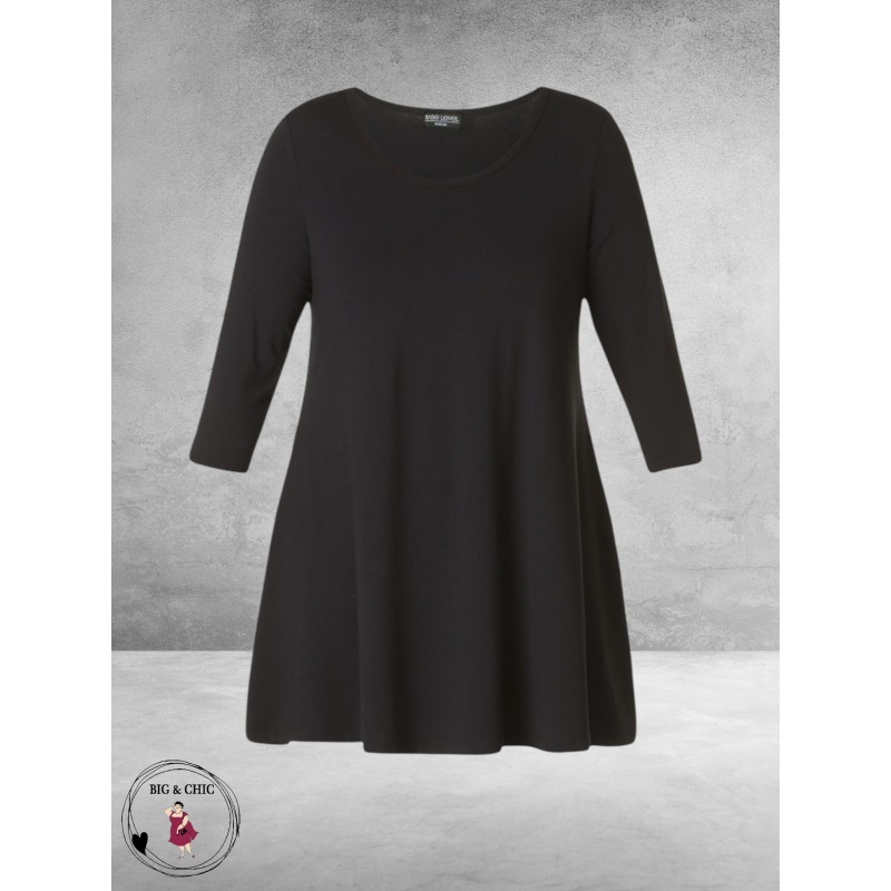 BASE LEVEL Shirt A-Lijn Aria Zwart