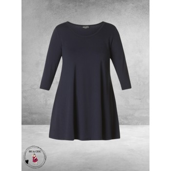 BASE LEVEL Shirt A-Lijn Aria Navy