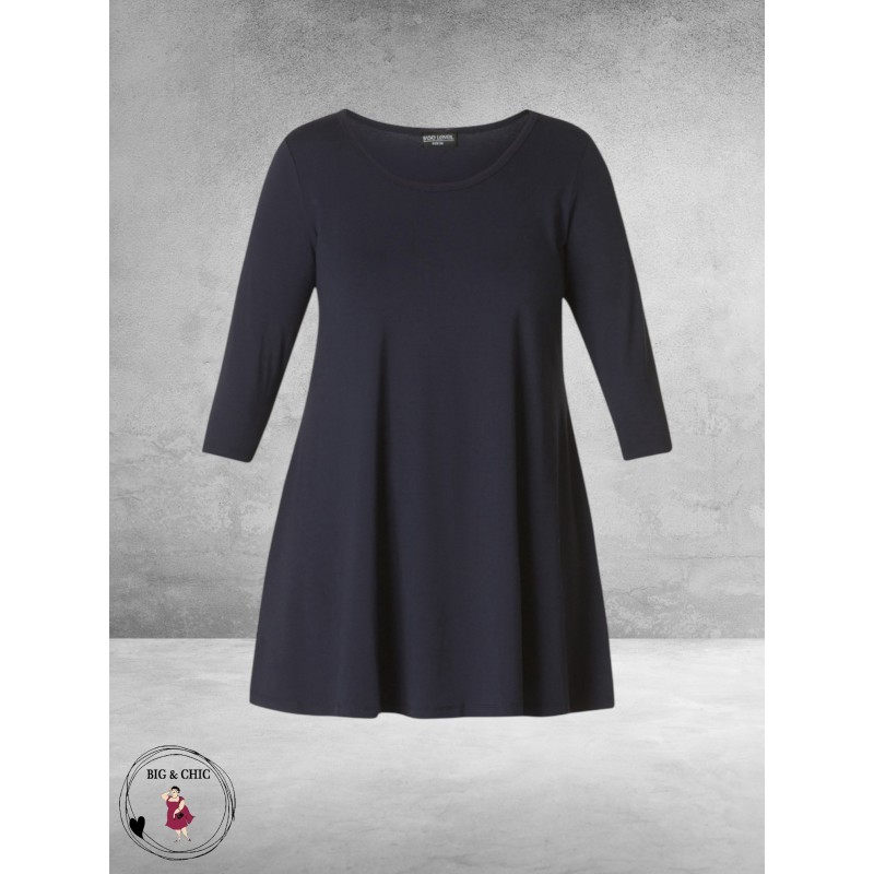 BASE LEVEL Shirt A-Lijn Aria Navy