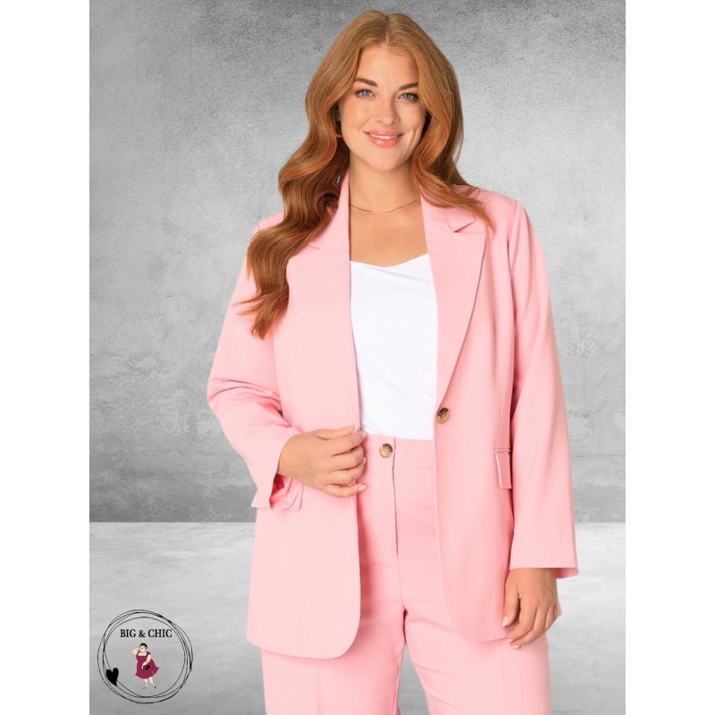 Base Level Blazer Yelena Soft Pink