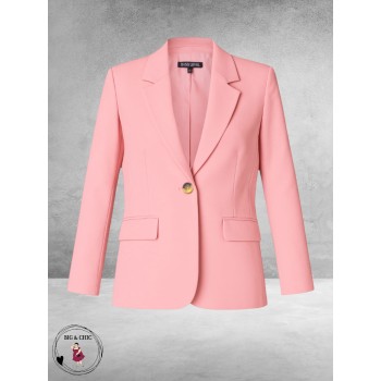 Base Level Blazer Yelena Soft Pink