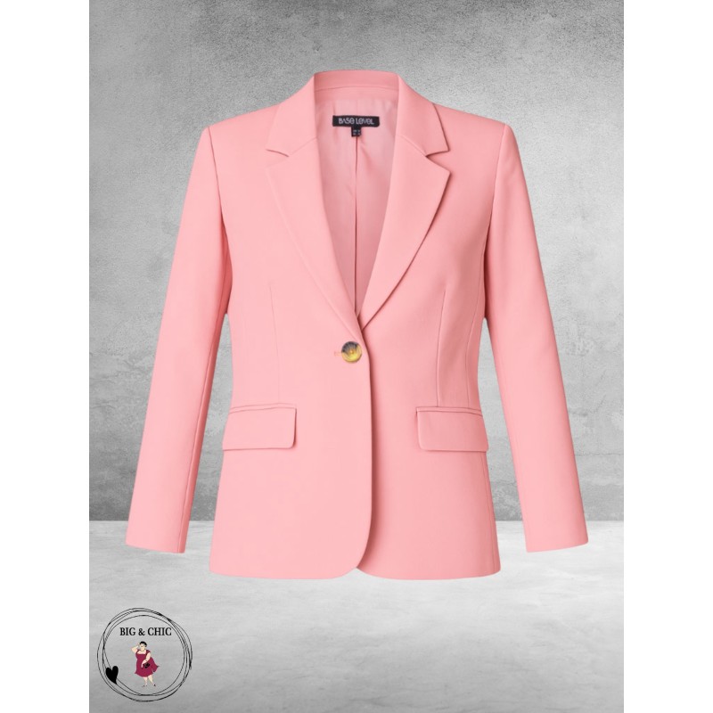 Base Level Blazer Yelena Soft Pink