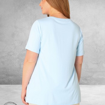 Base Level Shirt Alba Light Blue