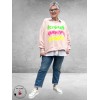 New Collection Sweater Smile Roze