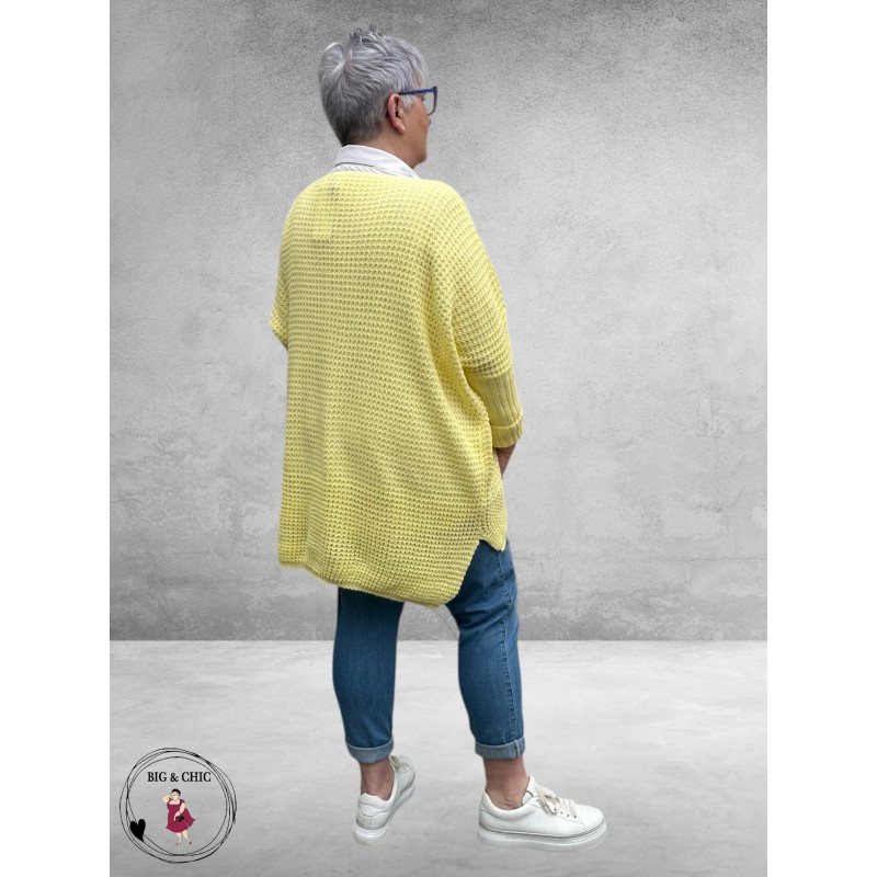 NC Trui Oversize Everything OK Geel