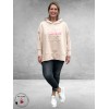 New Collection Hoodie-Sweater Statement Beige