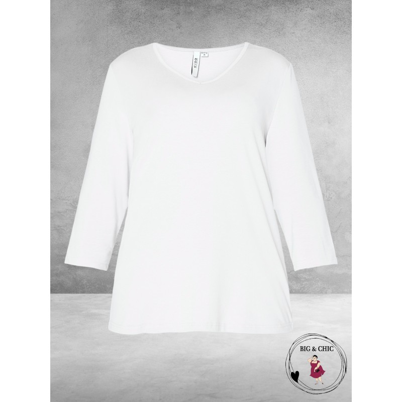 CISO Shirt Wit Lange Mouwen