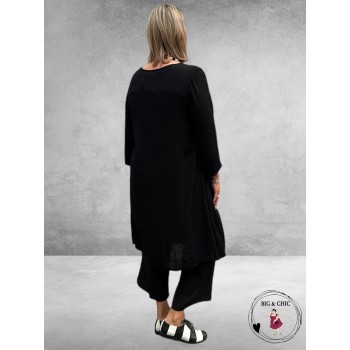 Kaffe Curve Jurk  Wilina Zwart