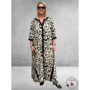 CURVISS Jurk Maxi Animal