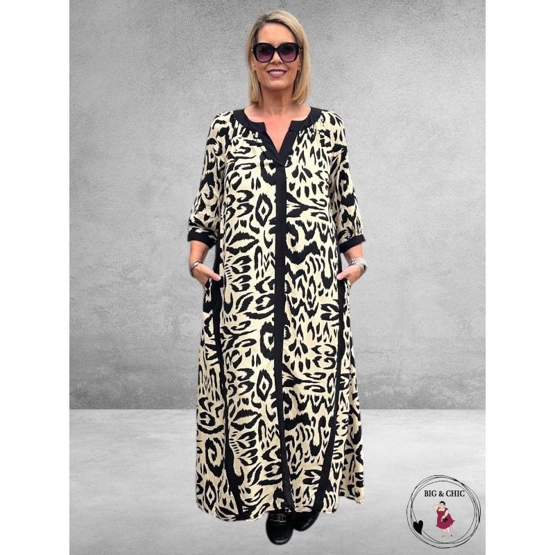 CURVISS Jurk Maxi Animal