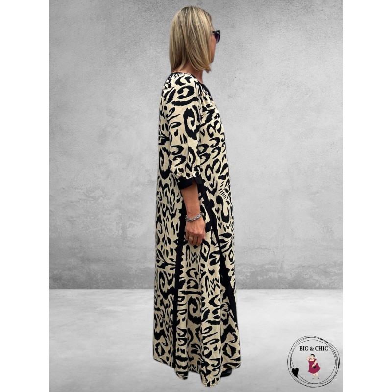 CURVISS Jurk Maxi Animal